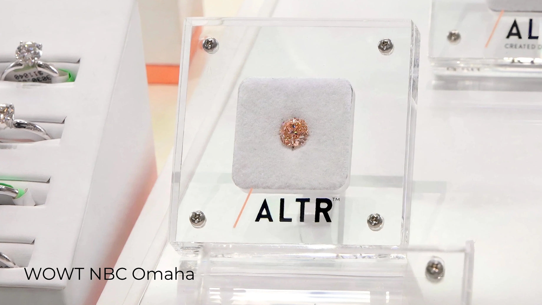 ALTR on WOWT NBC Omaha 4 Unveiling World's Largest Pink Created Diamond at Borsheims Fine Jewelry & Gifts