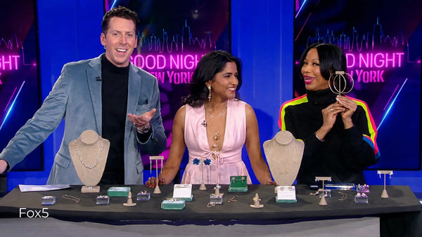 FOX 5's Good Night New York Features J'evar's TYPE and Lotus Petals Collections
