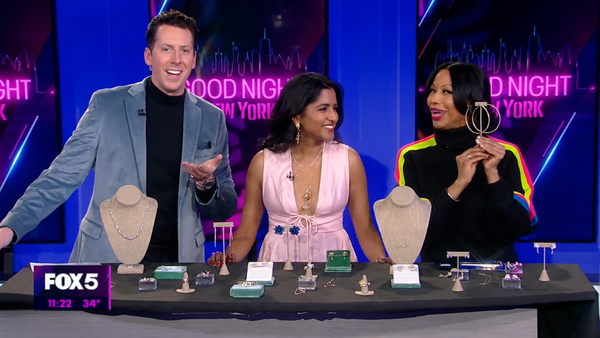 FOX 5's Good Night New York Features J'evar's TYPE and Lotus Petals Collections