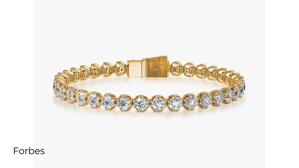 J’evar Lotus Petals Diamond Bracelet Featured in Forbes’ Luxury Gift Guide
